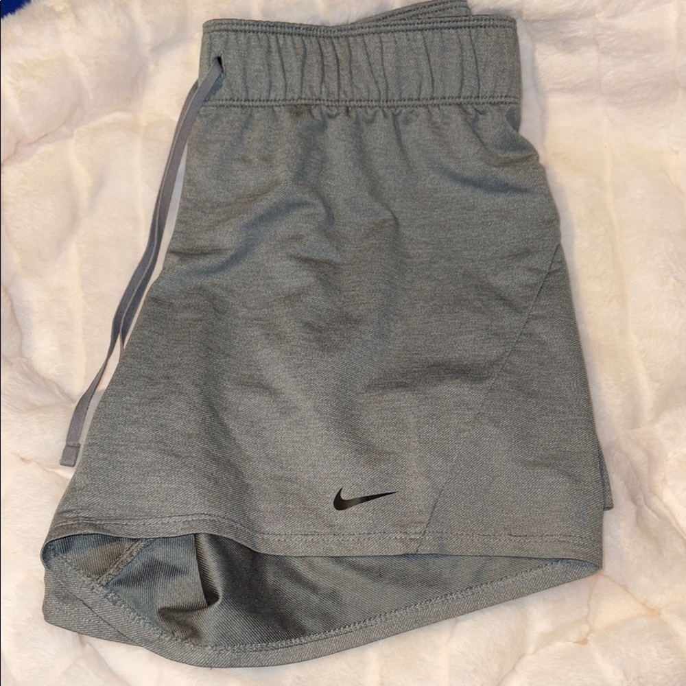 Nike Light Gray Training Shorts